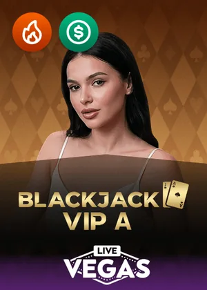 BlackJack VIP A LiveVegas live dealer table by Live tables at Olympia